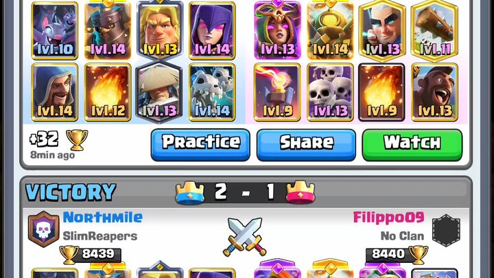 Clash Royale, Trophy Road hitting 8000 🏆