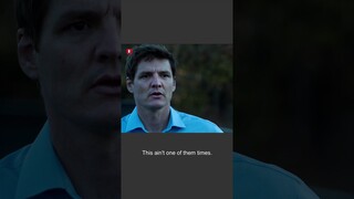 Denzel smoothly threatens Pedro Pascal in front of his family