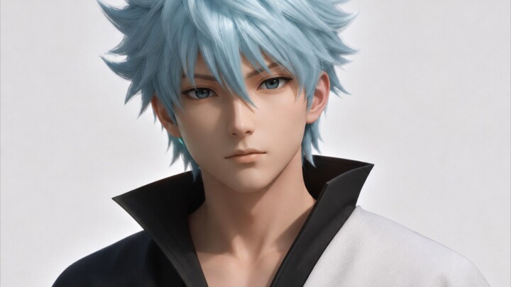 Menggambar Gintama lalu dijadikan 3D style