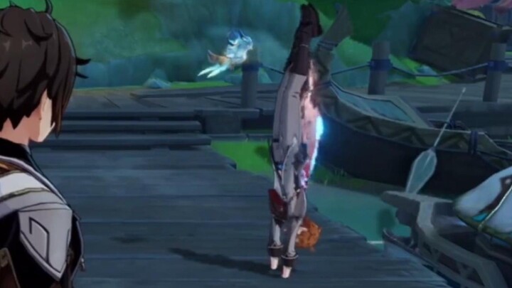 When a newbie said he wanted to show me a special skill.