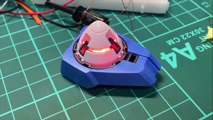 【รีโพสต์】การทดสอบเอฟเฟกต์สามสีของ GN DRIVE ในกันดั้ม 00 (ผู้สร้างต้นฉบับคือผู้เล่นชาวญี่ปุ่นชื่อ 6ji
