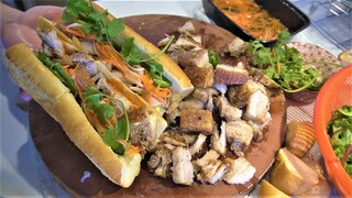 Hôm nay mình nấu BÁNH MÌ THỊT HEO QUAY