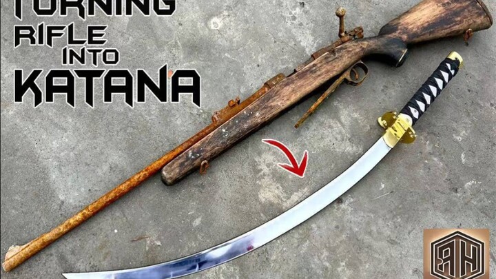 [Cuộc sống] Handmade: Rèn súng trường gỉ thành kiếm katana!