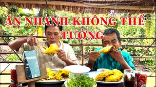 Thử Thách " Ăn Hai Con Gà Rang Muối | ATĐQ