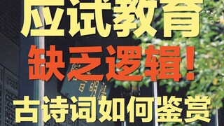 The Biggest Flaw in Chinese Language Education: Lack of Logical Thinking | Are Rote-Memorized Classi