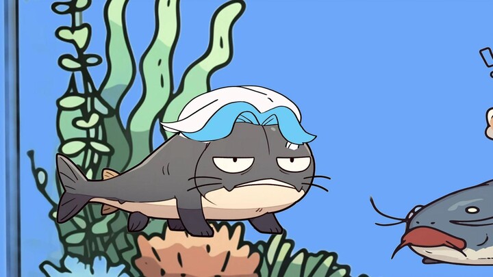 In the first episode of "Qing Huan Lian Hua", your dual cultivation partner is a female black fish. 