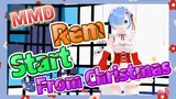 Rem Start From Christmas MMD
