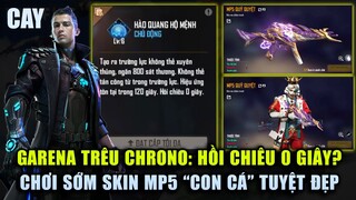 Free Fire | Garena Trêu Chrono Hồi Chiêu 0 Giây, Khiên 120 Giây - Chơi Sớm Skin MP5 "Con Cá" Cực Đẹp