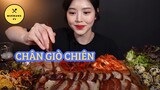 [Mukbang TV] - Korean - Chân giò chiên - Mì kiều mạch - Cơm nắm