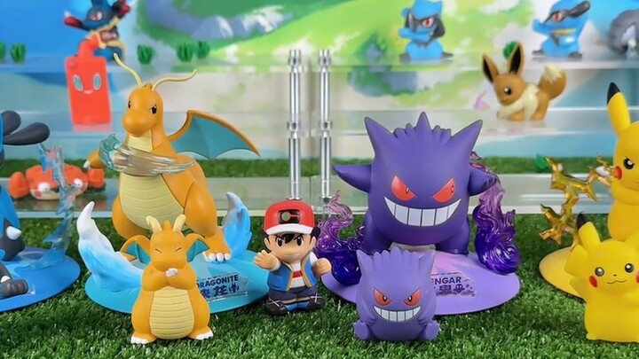[Pocket Maple] Playful Pokémon trendy toy Leaf Eevee Ice Eevee decompression unboxing sharing