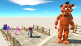FREDDY FAZBEAR DEATH FALL - Animal Revolt Battle Simulator
