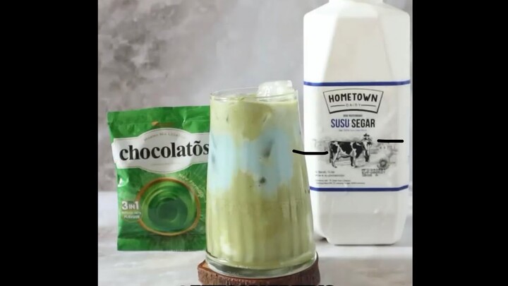 RESEP MINUMAN BUTTERFLY MATCHA MILK! #JKTFOODHUNTINGVIDEO #JKTFOODHUNTINGRECIPE