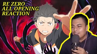 Re Zero All Opening Reaction (1-4) (Indonesia)(Reaksi)