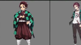 Kimetsu no Yaiba Pakaian modis di jendela? Bagaimana aku bisa melawan hantu dengan ini?