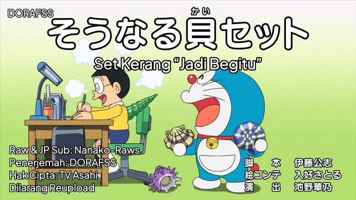 Doraemon Sub Indo Terbaru 885 AB: Jangan lupakan wajah itu! & Set Kerang “Jadi Begitu”