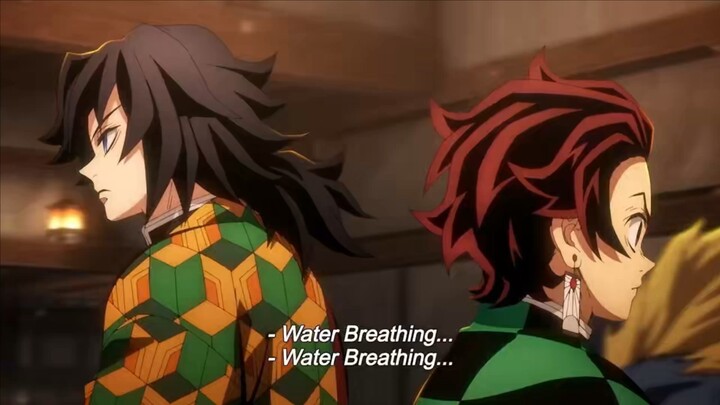 Tanjiro Kamado And Giyu duo Fight in infinity Castle