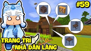 SINH TỒN THẾ GIỚI MỚI TẬP 59: MEOWPEO TRANG TRÍ NHÀ SIÊU ĐẸP CHO DÂN LÀNG TRONG MINI WORLD