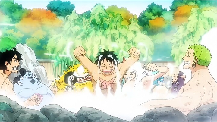 Reaksi Kru Luffy Saat Mandi Bersama 😳🤣