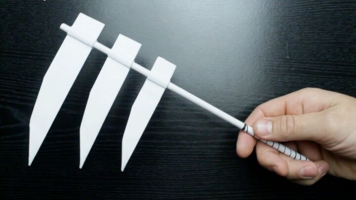 Turn white paper into Naruto's scythe