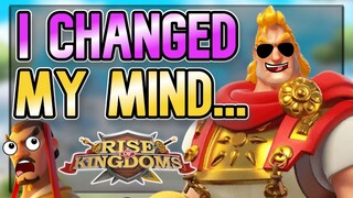 I Changed My Mind About Alex... | Rise of Kingdoms