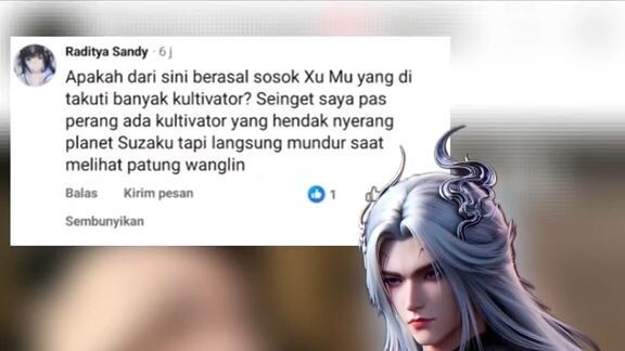 Patung Wang Lin jadi penyelamat