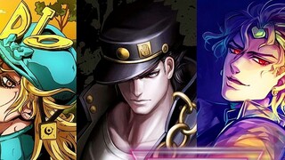 MUGEN: Time Stop Group Melee! Jotaro Diego VS Sakuya DIO