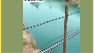 Sebuah penampakan sungai Citarum di wilayah Gorowong, Adiarsa Timur, Karawang Timur, menarik perhati