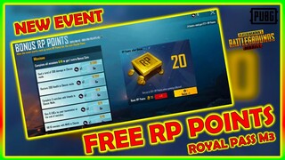 GET FREE RP POINTS FOR M3 | BONUS RP POINTS ROYAL PASS M3 | FREE M3 RP POINTS IN PUBG MOBILE