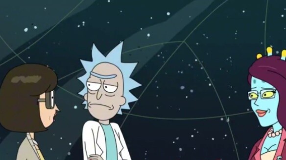 Rick, this alien lady is worried about your life or death.
