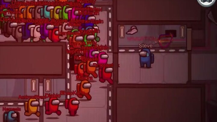 AMONG US 1 vs 100位杀手模式
