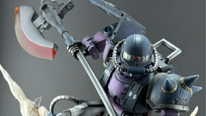 Such a big Black Tri-Star statue is so cool