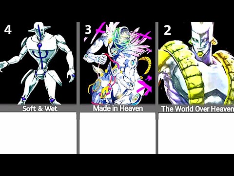 Ranking Jojo Stands From Straightest to Gayest 