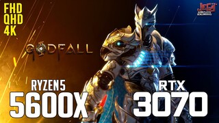 Godfall on Ryzen 5 5600x + RTX 3070 1080p, 1440p, 2160p benchmarks!