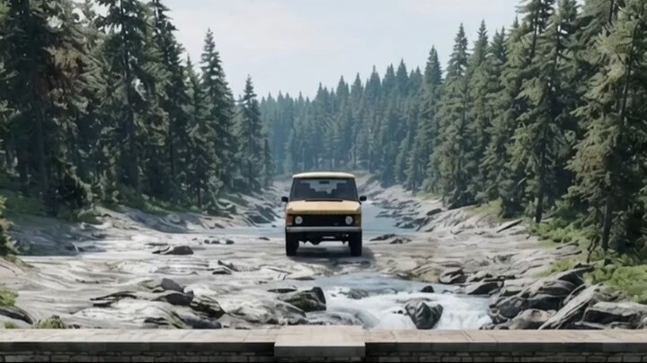 Range Rover vs Extreme River Way Deep Water Crossing 🚙🌊