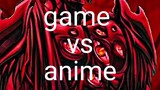 game vs anime