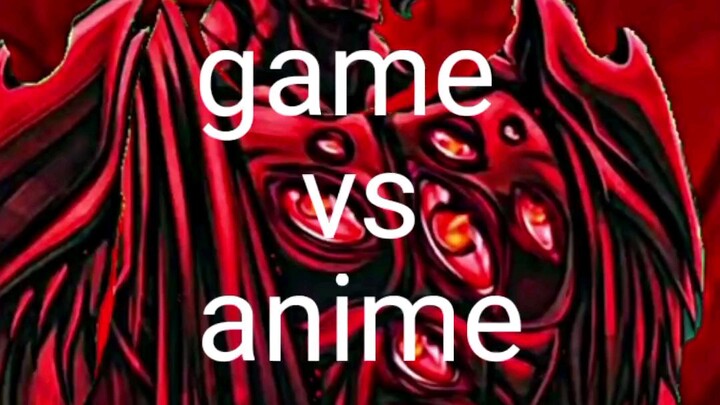 game vs anime
