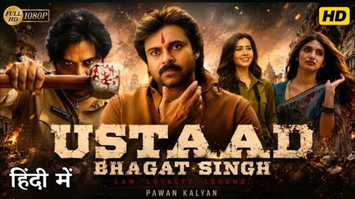 Ustaad Bhagat Singh Full HD Movie In Hindi Pawan Kalyan, Sreeleela _ New South Action Movie