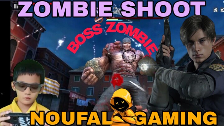 main game tembak zombie, boss rocky Pelempar Batu