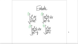 exp Evaluate these 4 integrals containing e^x ...