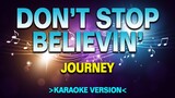 Don't Stop Believin' - Journey [Karaoke Version]