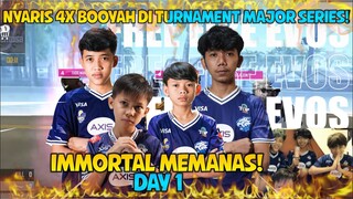 GILA GUYS! ANAK ANAK EVOS IMMORTAL MEMANAS DI TOURNAMENT MAJOR SERIES! NYARI BOOYAH 4X GA TUHH!! 🔥🔥