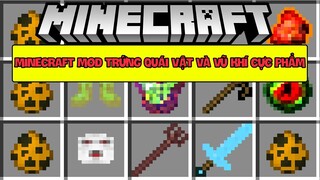 MINECRAFT MOD QUÁI VẬT VÀ VŨ KHÍ CỰC PHẨM*TRIỆU HỒI QUÁI VẬT LÒ LỬA