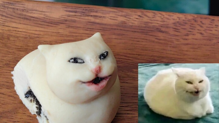 อาหารแมวมีม ｜เค้กชายิ้มร้าย Muhehehehe