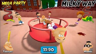 MEGA PARTY - a tootuff adventure: The Milky Way Gameplay (Nintendo Switch)