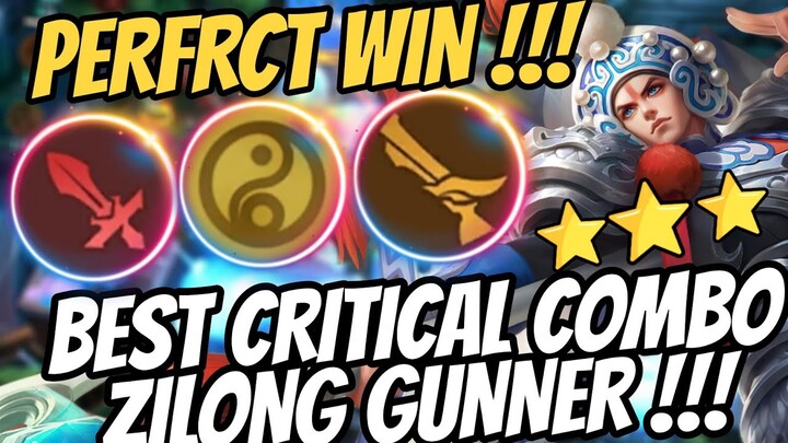 HYPER ZILONG GUNNER PERFECT WIN MAGIC CHESS MOBILE LEGENDS