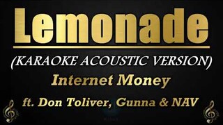 Lemonade (Acoustic Version) - Internet Money Ft. Don Toliver, Gunna & NAV (Karaoke/Instrumental)