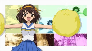 The Melancholy of Haruhi Suzumiya Opening 1 Bouken Desho Desho HD 1080p