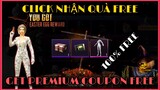 1 CLICK NHẬN QUÀ, HÒM ĐỒ CAO CẤP FREE HALLOWEEN (GET PREMIUM COUPON FREE) || PUBG MOBILE