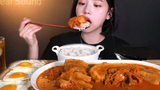 SUB) Samgyeobsal kimchizzim house meal Mukbang ASMR