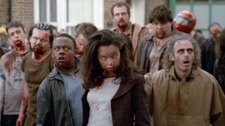 In order to avoid zombies, a group of people locked themselves in an iron cage.
